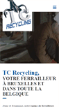Mobile Screenshot of enlevement-ferraille-belgique.com